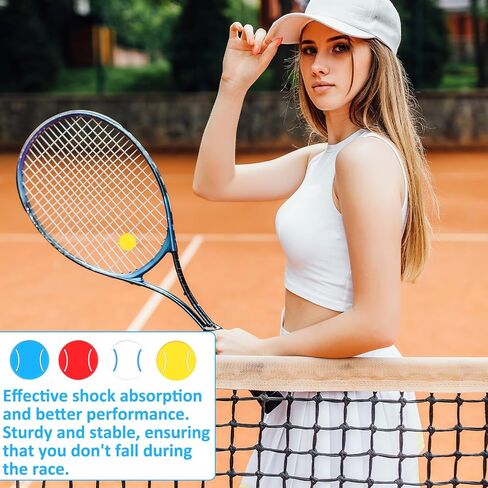 16Pcs Tennis Racket Vibration Dampener, Tennis Vibration Dampener, Racket String Shock Absorber, Great Tennises Gift in Saudi Arabia