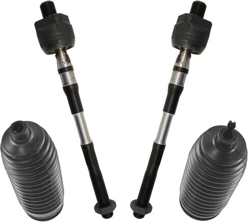 TRQ Front Steering Kit Center Link Idler Arm Pitman Arm Tie Rod Tie Rod Adjusting Sleeve Compatible with 93-00 Chevrolet 92-00 GMC in Saudi Arabia