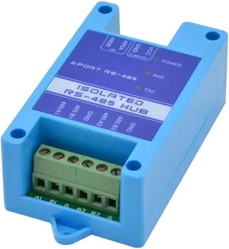 Analog to Digital Signal 485 Repeater photoelectric Isolation Industrial Grade RS485 hub 2 Port Signal Amplifier Anti Jamming Lightning Protection ​ in Kuwait