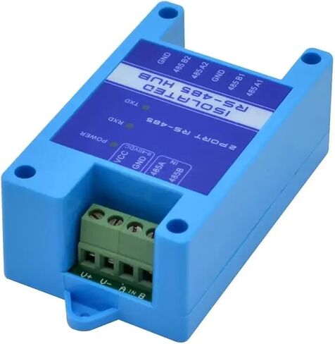 Analog to Digital Signal 485 Repeater photoelectric Isolation Industrial Grade RS485 hub 2 Port Signal Amplifier Anti Jamming Lightning Protection ​ in Kuwait
