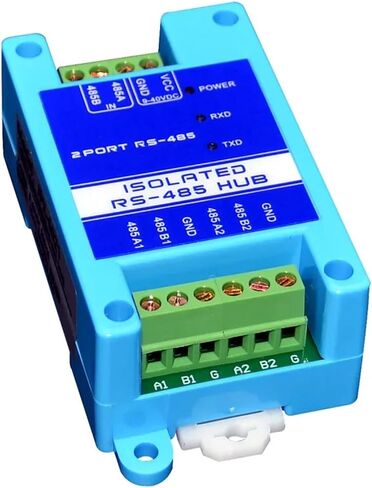 Analog to Digital Signal 485 Repeater photoelectric Isolation Industrial Grade RS485 hub 2 Port Signal Amplifier Anti Jamming Lightning Protection ​ in Kuwait