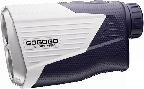 Gogogo Sport Vpro ZeroIn Lite Rechargeable Golf Rangefinder with Slope and Magnet 1400 Yards White Range Finder for Disc Golf in Kuwait