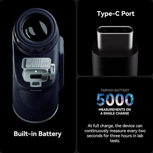 Gogogo Sport Vpro ZeroIn Lite Rechargeable Golf Rangefinder with Slope and Magnet 1400 Yards White Range Finder for Disc Golf in Kuwait