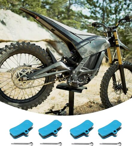 منصات فرامل القرص الأمامية والخلفية 4 PCS تناسب Sur Ron Light Bee X و S ، من أجل Talaria Sting MX3 R/MX4 ، لقطع الدراجة الأوساخ الكهربائية Segway X160 X260 in Kuwait