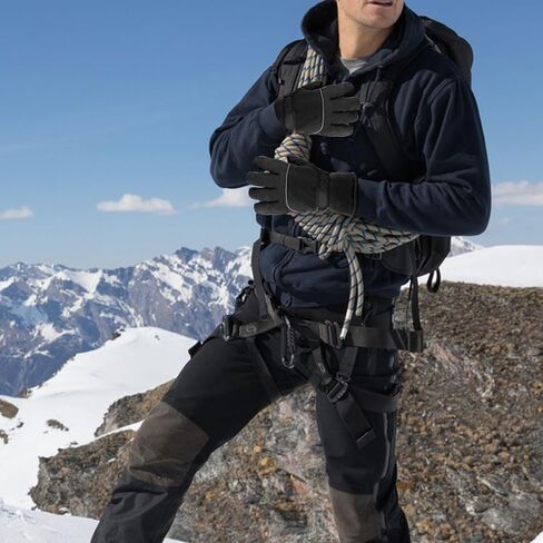 Winter Ski Gloves for Men Women, Waterproof Windproof Snowboard Gloves Warm Touchscreen Snow Gloves for Cold Weather in Kuwait