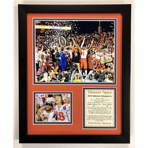 Legends Never Die Clemson Tigers - 2018 CFP National Champions - Framed 12"x15" Double Matted Photos in Kuwait
