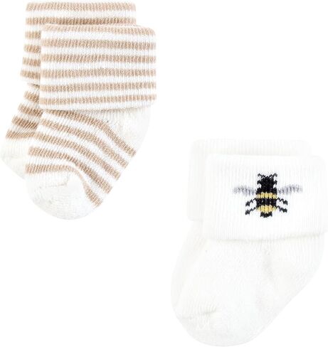 Touched by Nature Baby Infant Girl Organic Cotton Socks, Flower Market, 6-12 Months, Pink in Saudi Arabia