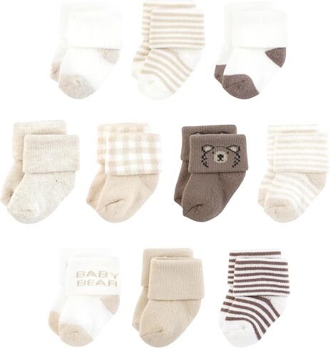 Touched by Nature Baby Infant Girl Organic Cotton Socks, Flower Market, 6-12 Months, Pink in Saudi Arabia