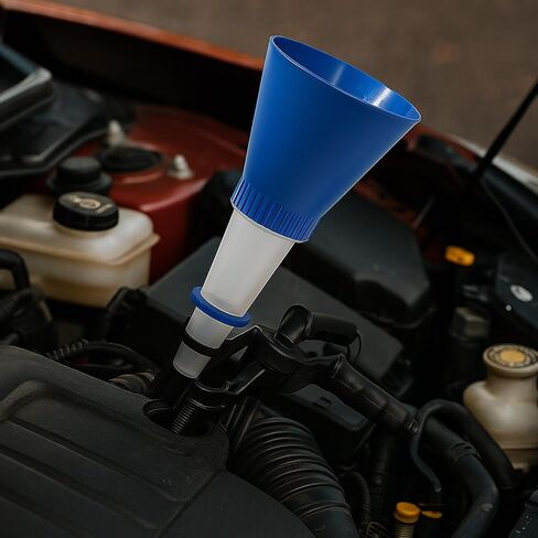 Engine Oil Funnel, Engine Oil Change Tool, Drain Tool & Locking Threaded Oil Funnel, Compatible with Ford and Mazda in Kuwait