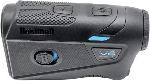 جهاز تحديد المدى بالليزر من Bushnell Tour V6 Shift مع كرات نائب | تعويض المنحدر، PinSeeker، التركيب المغناطيسي، نطاق 1300 ياردة، تكبير 6X | منشفة الجولف من سلسلة Signature in Kuwait