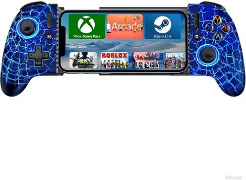 Mocagen Mobile Gaming Controller, MC2 Phone Controller for iPhone/Android Handheld Gaming with Programmable/Hall Effect Joysticks & Analog Triggers/Adjustable Light/Turbo in Saudi Arabia