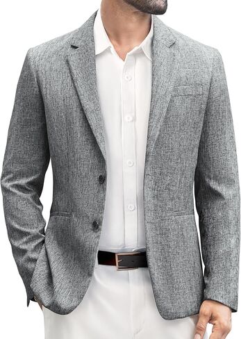 VSSJAVUN MENS Blazer Casual Sport Coats Slim Fit Two Button Lightweight Suct Jacket Jacket in Kuwait