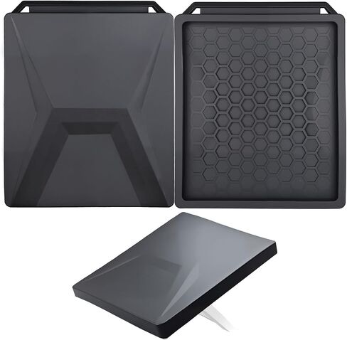 Starlink Mini Protective Cover, Military-Grade Silicone Case for Starlink Mini Dish, Shockproof, Anti-Bump, UV-Resistant & Lightning-Proof Full Cover Shell, Fits 12.2 x 10.63 Inches, Black in Saudi Arabia