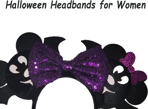 آذان القوس العصابات للنساء ، أذني أورسولا آذان العائلة للبالغين ، والهالوين أزياء عيد ميلاد ديكورات الشعر ملحق الشعر in Kuwait