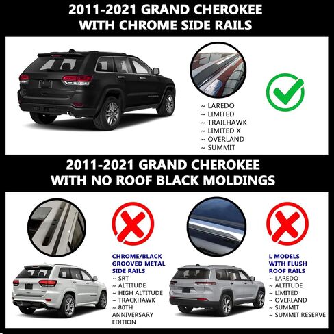 Roof Rack Crossbars Roof Rail Cross Bars Fit 2006 2007 2008 2009 2010 Compass Rooftop Side Rails Cargo Bag Luggage Carrier - 165lbs Load - Aluminum Black in Saudi Arabia