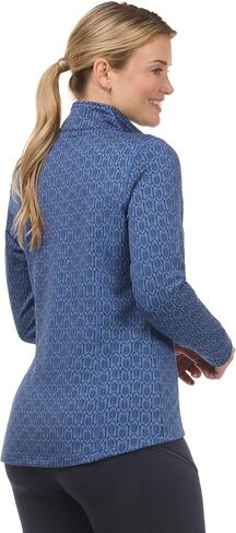 Kerrits Women's Snaffle Links Fleece Equestrian Half Zip Top – Plush, Midweight Fleece-Lined Winter Riding Shirt, Great Layer in Saudi Arabia