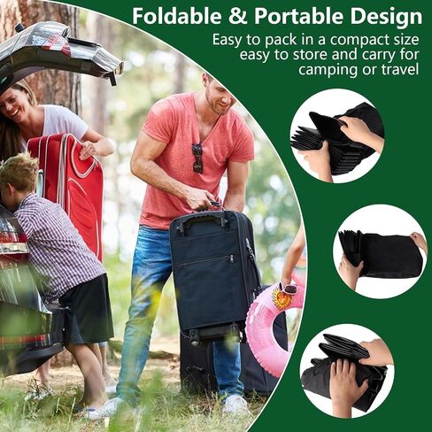 Portable Shower for Camping, Rechargeable Camping Shower with Led Display, Portable Shower for Camping, Beach, Hiking, Outdoor Travelling, Pet Cleaning in Saudi Arabia
