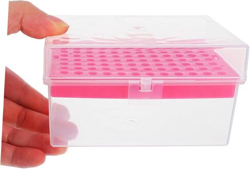 GANAZONO Laboratory Pipette Tips Storage Box Compact Plastic Holder for Pipettor Tips Multi-Compartment Design for Efficient Organization for Scientific Research and Lab Use in Saudi Arabia