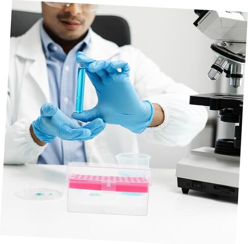 GANAZONO Laboratory Pipette Tips Storage Box Compact Plastic Holder for Pipettor Tips Multi-Compartment Design for Efficient Organization for Scientific Research and Lab Use in Saudi Arabia