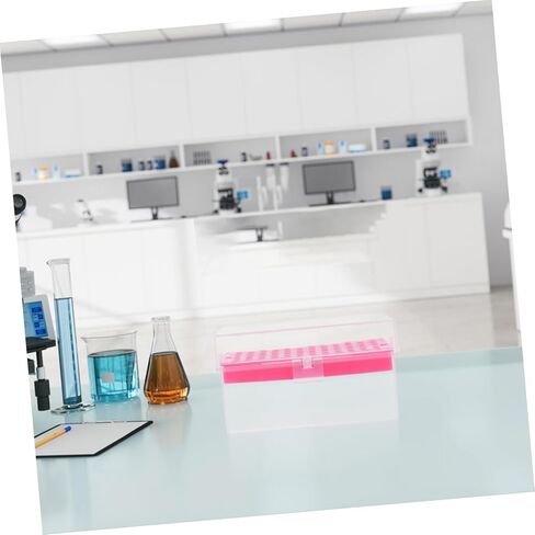GANAZONO Laboratory Pipette Tips Storage Box Compact Plastic Holder for Pipettor Tips Multi-Compartment Design for Efficient Organization for Scientific Research and Lab Use in Saudi Arabia