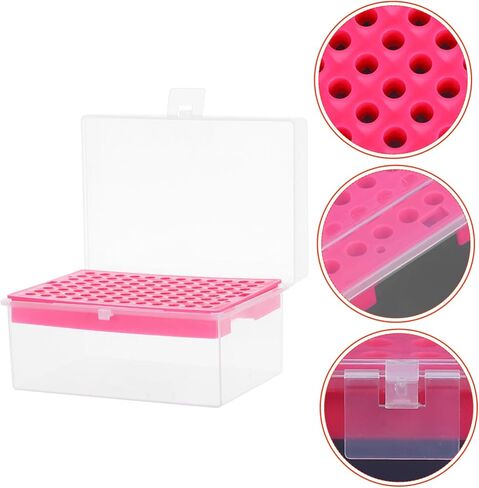 GANAZONO Laboratory Pipette Tips Storage Box Compact Plastic Holder for Pipettor Tips Multi-Compartment Design for Efficient Organization for Scientific Research and Lab Use in Saudi Arabia