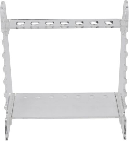 Organic Glass Pipette Rack with 1.5cm Hole Diameter - Trapezoid Design for Easy Support in Saudi Arabia