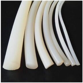 Solid Silicone Belt 1 Meter, Round Silicone Seal Diameter 1.5-16mm, White High Temperature Resistant, Abrasive Rubber Belt, 1pcs(10mm) in Saudi Arabia
