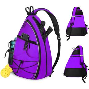 WOLT Pickleball Bag,Crossbody Sling Bags for Women Men,Pickleball Backpack with Fence Hook for Tennis, Racketball in Kuwait