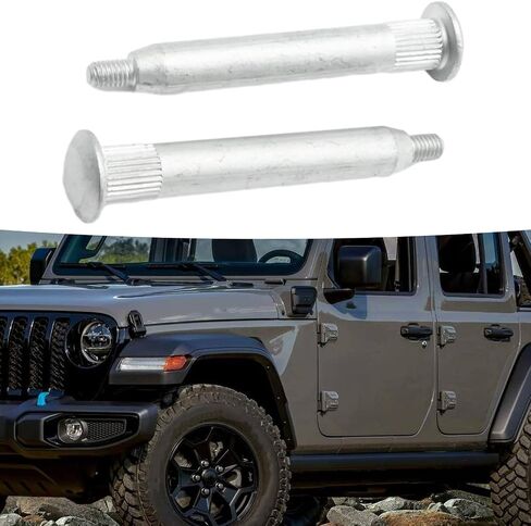 UOIENRT 4 قطع 55395703AD مجموعات إصلاح دبابيس مفصلات الباب بديلة لسيارة Jeep Wrangler 2007-2018 بديلة لسيارة Jeep Wrangler JK 2018 استبدال 55397182AB 55395703AD 55395385AE in Saudi Arabia