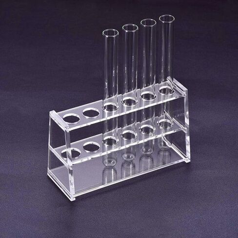 رف حامل أنبوب اختبار أكريليك 6 مآخذ لأنابيب الطرد المركزي سعة 25 مل شفافة (25 مل، 6 مآخذ) in Kuwait
