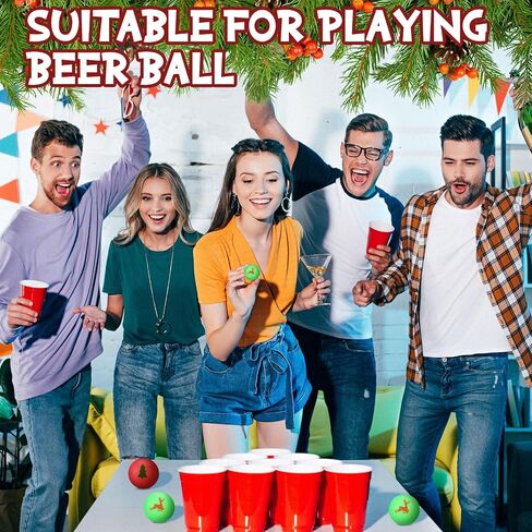 200 Pcs Halloween Table Tennis Balls Beer Balls Black Orange Novelty Table Tennis for Table Game Halloween Party Favors Table Playing Decoration Props in Saudi Arabia