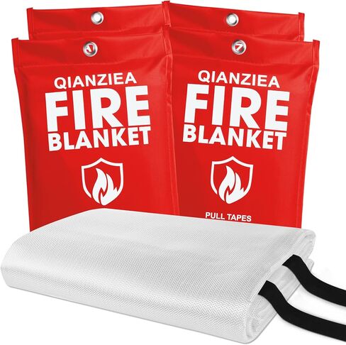 Emergency Fire Blanket,4 Pack,40"x40" Fire Blankets for Home and Kitchen in Kuwait