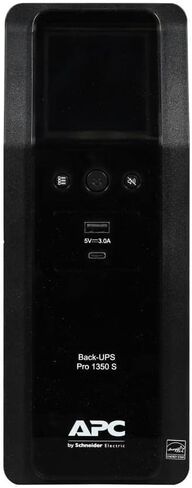 APC UPS 1000VA Sine Wave UPS Battery Backup & Surge Protector, Backup Battery Power Supply with AVR, (2) USB Charger Ports, BR1000MSR (Renewed) in Saudi Arabia