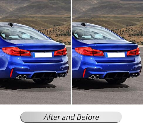 المفسد المفسد المفسد الخلفي المفسد متوافق مع BMW 5 Series F10 550i 528i 535i M5 535D 2011-2016 Trunk Tail الخلفي الغطاء ، أداء نمط ألياف الكربون - نمط PSM in Kuwait