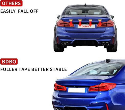المفسد المفسد المفسد الخلفي المفسد متوافق مع BMW 5 Series F10 550i 528i 535i M5 535D 2011-2016 Trunk Tail الخلفي الغطاء ، أداء نمط ألياف الكربون - نمط PSM in Kuwait