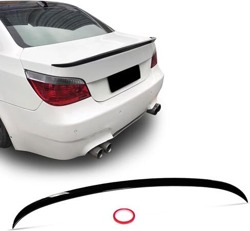المفسد المفسد المفسد الخلفي المفسد متوافق مع BMW 5 Series F10 550i 528i 535i M5 535D 2011-2016 Trunk Tail الخلفي الغطاء ، أداء نمط ألياف الكربون - نمط PSM in Kuwait