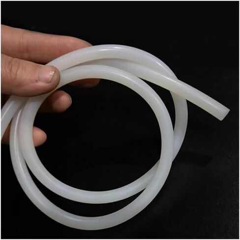 Solid Silicone Belt 1 Meter, Round Silicone Seal Diameter 1.5-16mm, White High Temperature Resistant, Abrasive Rubber Belt, 1pcs(10mm) in Saudi Arabia
