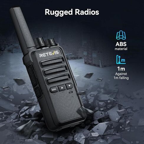 RETEVIS RT68B Walkie Talkies للبالغين بعيدة المدى ، مع 10 شاحن متعدد الطرق ، شحن Securer أسهل ، قابلة للشحن أجهزة الراديو ثنائية الاتجاه لمستودع صناعة المدارس (10 عبوات) in Kuwait