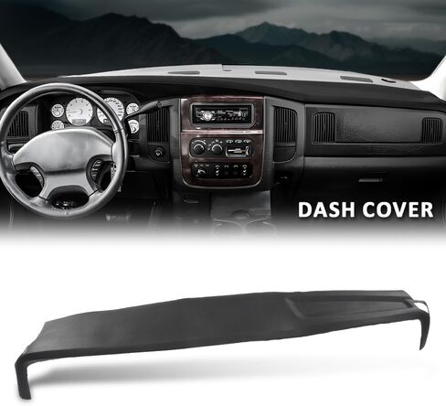 LQI Dashboard Cover, Compatible with Dodge Ram 1500 2002-2005/Dodge Ram 2500 3500 2003-2005, Dash Bezel Panel, Gray in Saudi Arabia