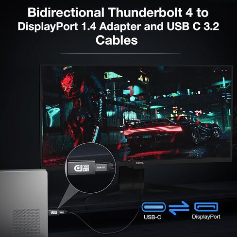 8K@60Hz USB C to DisplayPort 1.4 Adapter,Bidirectional Type C to Display Port Adapter,Thunderbolt 3/4 to DP Converter, Compatible with MacBook,Phone 16/15,iPad Pro,Samsung,Galaxy,Lenovo/HP/Dell/ASUS in Kuwait