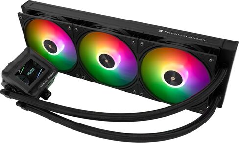 Thermalright FW360 SE ARGB White CPU AIO Cooler,PC 360 Specification Water Cooler System,IPS LCD Screen with 320 * 240 Resolution,for AM5,Intel LGA1700/1851,CPU Comes with 2-inch LCD Display in Kuwait