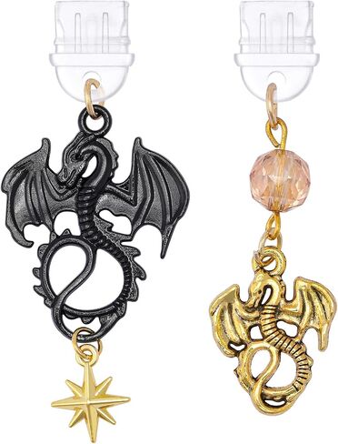 Star Moon Dust Plug Charms - 2 Pack Mystical Aesthetics Pendants Compatible with Kindle, Type C/USB C Phone Charm Charging Port Protector and E-Reader Accessory Gifts in Kuwait