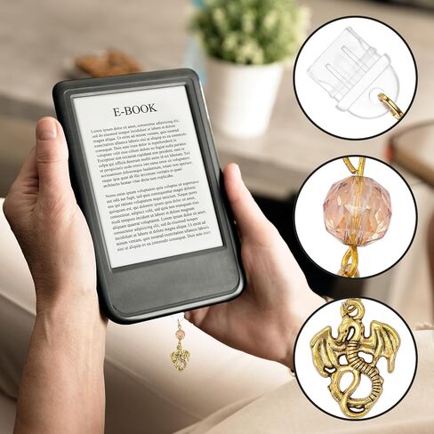 Star Moon Dust Plug Charms - 2 Pack Mystical Aesthetics Pendants Compatible with Kindle, Type C/USB C Phone Charm Charging Port Protector and E-Reader Accessory Gifts in Kuwait