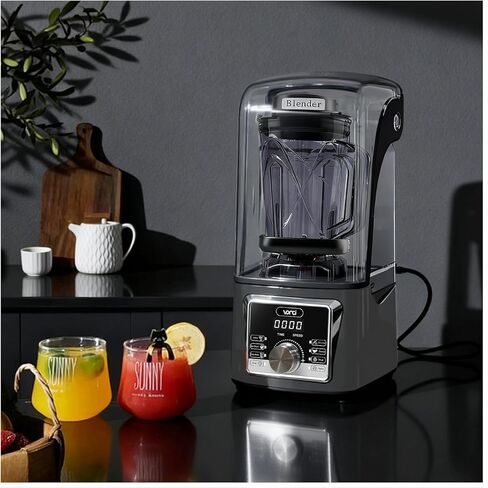 خلاط Vonci 2200W التجاري مع العلبة الصوتية ، 85 أوقية سعة كبيرة الخلاط الهادئ للعصائر ، مزيج الصناعي الثقيل للمطعم ، مثالي للمطبخ ، سحق الجليد ، هز الحليب ، الفواكه in Kuwait