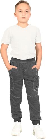 Gioberti Kids and Boys Jogger Track Sweatpants with Ribbed Cuff Leg in Saudi Arabia