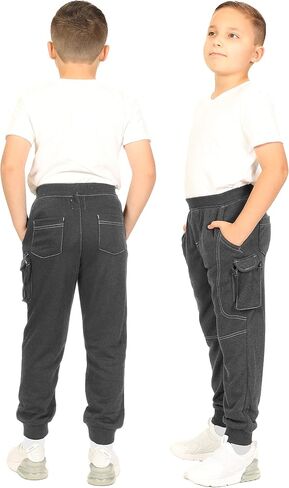 Gioberti Kids and Boys Jogger Track Sweatpants with Ribbed Cuff Leg in Saudi Arabia