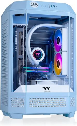 Thermaltake LCGS View 9870T-270 Gaming Desktop (AMD Ryzen ™ 7 9800x3d ، ToughRam 32GB DDR5 6400MT/S RGB MEMIMENT in Kuwait