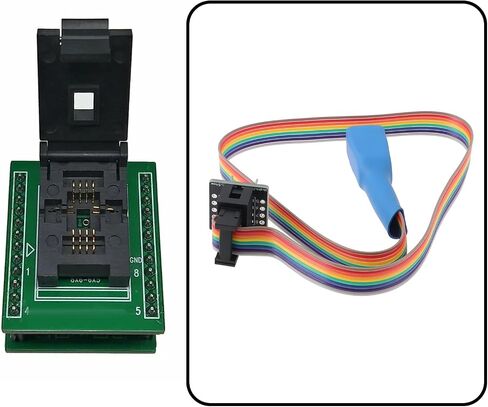 1.27mm 8-Pin Test Probe line 6x8mm for DFN8 QFN8 WSON8 Chip Programming IC Socket Adapter for Burning and Reading Connector in Saudi Arabia