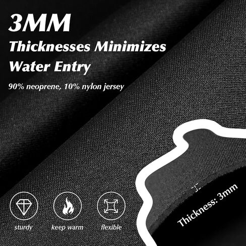 Neoprene Glove, Wetsuit Gloves 3mm with Waist Strap for Scuba Diving Snorkeling Paddling Surfing Kayaking Canoeing Spearfishing Skiing and Water Sports, Wetsuit Glove for Men, Women in Saudi Arabia