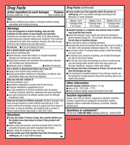 Habitrol Nicotine Lozenges 4 mg Original Flavor -135 Count - Stop Smoking Aid - Reduce Cravings and Withdrawal Symptoms in Saudi Arabia